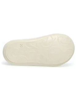 Leder-Sneakers in Grau