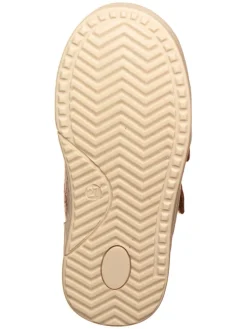 Leder-Sneakers in Hellbraun