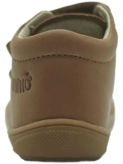 Leder-Sneakers in Hellbraun