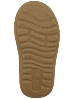 Leder-Sneakers in Hellbraun