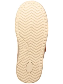 Leder-Sneakers in Koralle