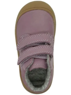 Leder-Sneakers in Lila