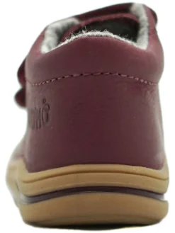 Leder-Sneakers in Lila