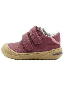 Leder-Sneakers in Lila