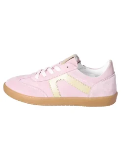 Leder-Sneakers in Rosa