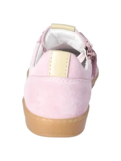 Leder-Sneakers in Rosa