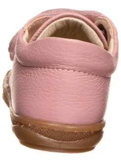 Leder-Sneakers in Rosa