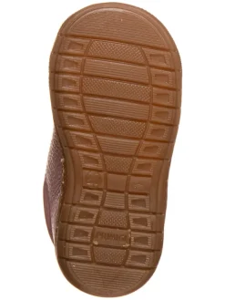 Leder-Sneakers in Rosa