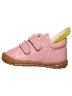Leder-Sneakers in Rosa