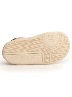 Leder-Sneakers in Rosa