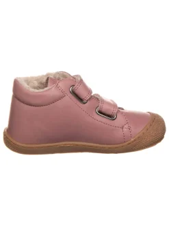 Leder-Sneakers in Rosa