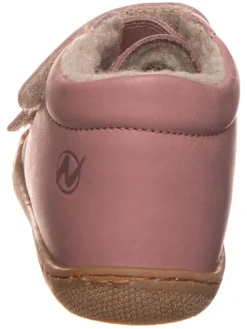 Leder-Sneakers in Rosa