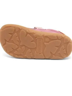 Leder-Sneakers in Rosa/ Orange/ Lila