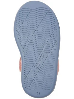 Leder-Sneakers in Rosa/ Weiß