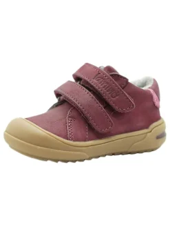 Leder-Sneakers in Rot