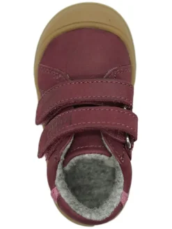 Leder-Sneakers in Rot