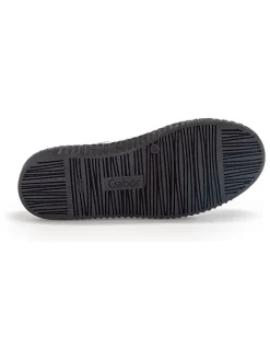 Leder-Sneakers in Schwarz