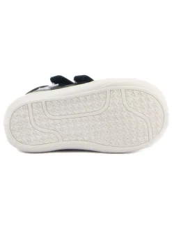 Leder-Sneakers in Schwarz