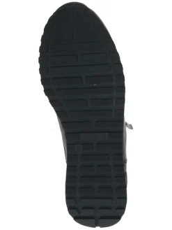 Leder-Sneakers in Schwarz