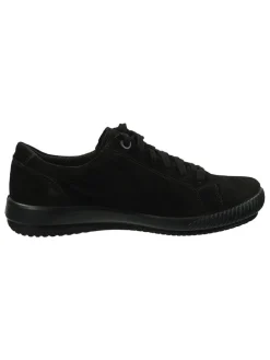 Leder-Sneakers in Schwarz