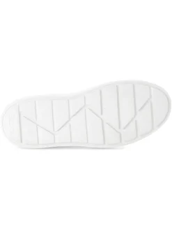 Leder-Sneakers in Silber/ Bunt