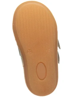 Leder-Sneakers in Türkis