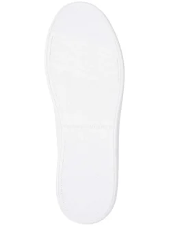 Leder-Sneakers in Weiß