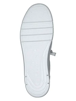 Leder-Sneakers in Weiß