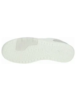 Leder-Sneakers in Weiß