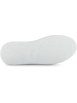 Leder-Sneakers in Weiß