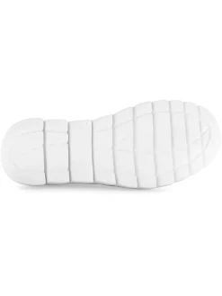 Leder-Sneakers in Weiß