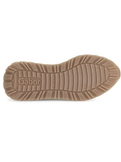 Leder-Sneakers in Weiß/ Hellblau/ Beige