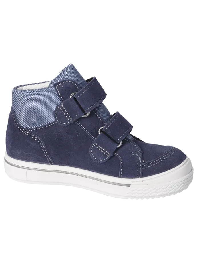 Leder-Sneakers "Jasper S" in Dunkelblau