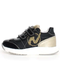 Leder-Sneakers "Jesko 2" in Gold/ Schwarz