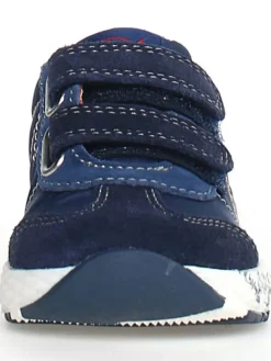 Leder-Sneakers "Jesko" in Dunkelblau/ Blau