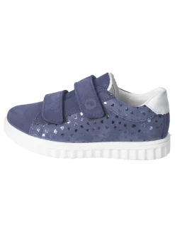 Leder-Sneakers "Julia" in Dunkelblau