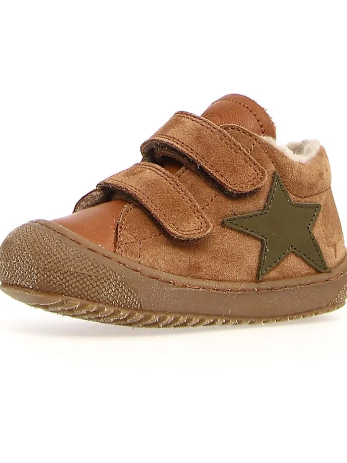 Leder-Sneakers "Kolde 2" in Hellbraun