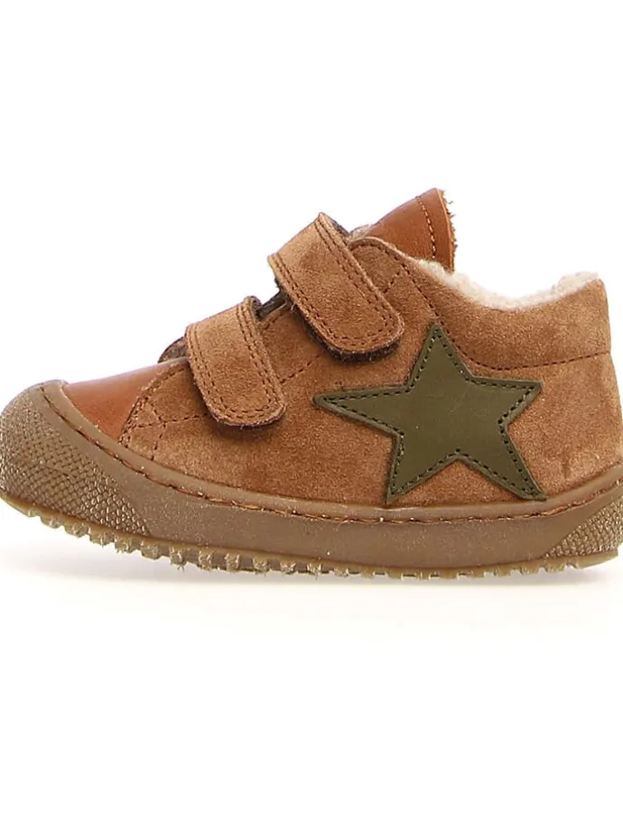 Leder-Sneakers "Kolde 2" in Hellbraun