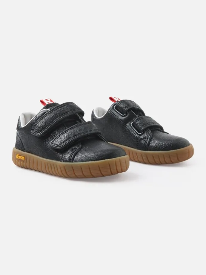 Leder-Sneakers "Kummi" in Schwarz