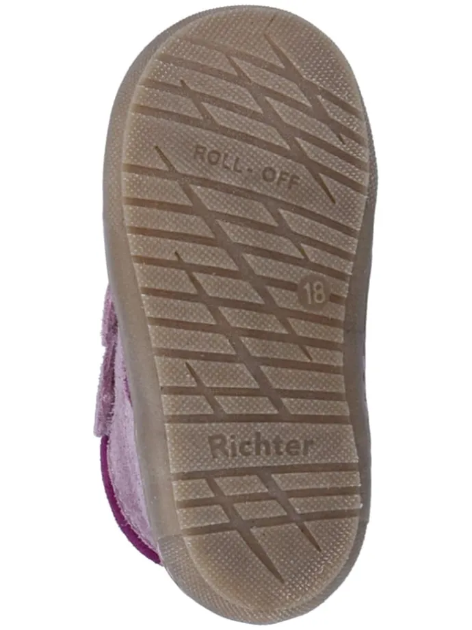 Leder-Sneakers "Maxi" in Flieder