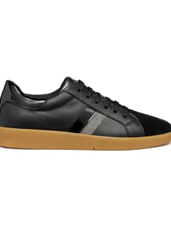 Leder-Sneakers "Meleda" in Schwarz