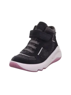 Leder-Sneakers "Melody" in Schwarz