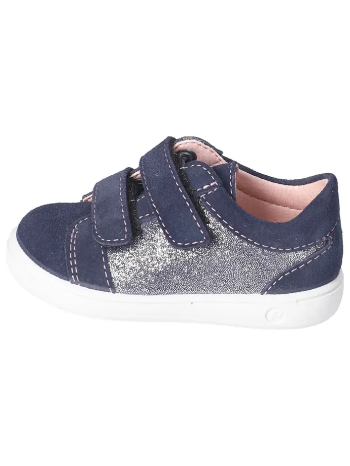 Leder-Sneakers "Nadja" in Dunkelblau