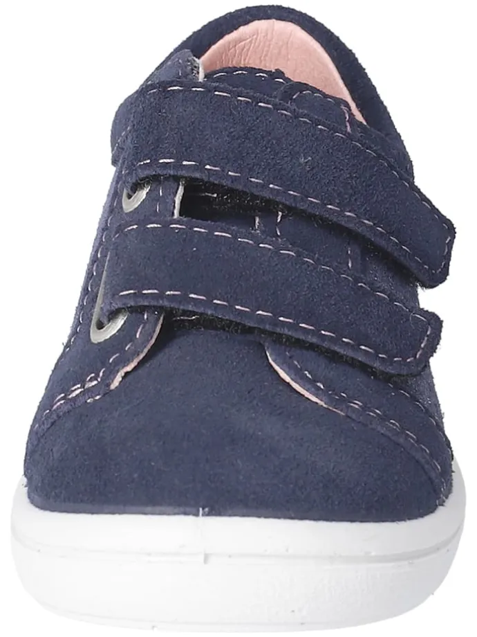 Leder-Sneakers "Nadja" in Dunkelblau