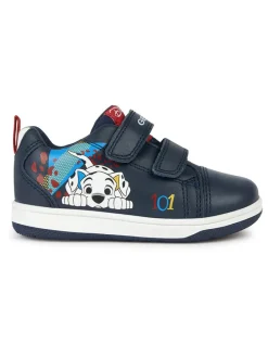 Leder-Sneakers "New Flick" in Dunkelblau