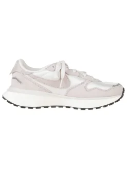 Leder-Sneakers "Phoenix Waffle" in Taupe/ Weiß