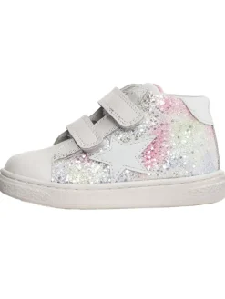 Leder-Sneakers "Pinn" in Weiß