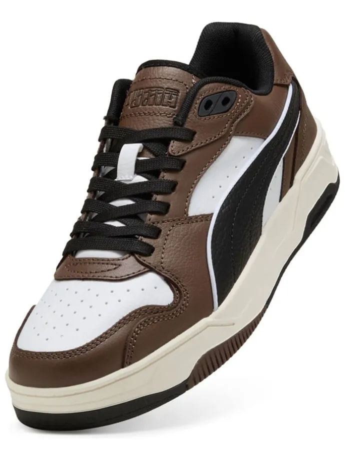 Leder-Sneakers "RBD Break" in Weiß/ Braun