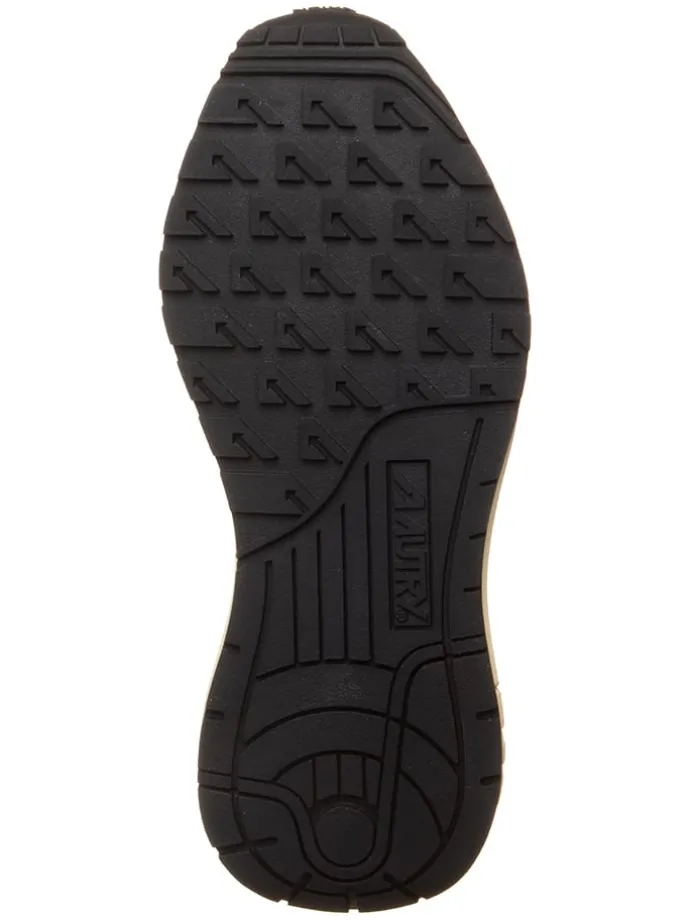 Leder-Sneakers "Reelwind Low" in Weiß/ Schwarz