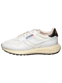 Leder-Sneakers "Reelwind Low" in Weiß/ Schwarz